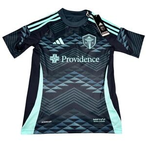 Adidas Seattle Sounders FC Away Jersey Kids Youth S Navy Aqua